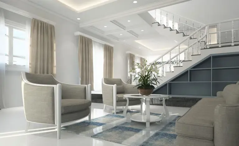 Living room cleaned by Nextday